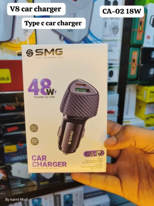SMG CA02 48W DUAL PD + USB PORT  CAR CHARGER - Image 4