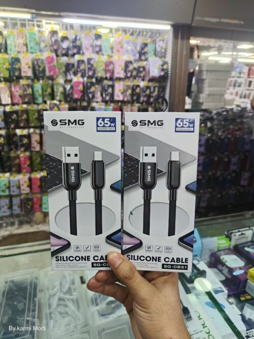 SMG CB51 (65W) TYPE C SILICON DATA CABLE - Image 3