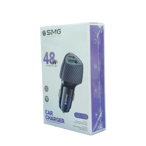 SMG CA02 48W DUAL PD + USB PORT  CAR CHARGER