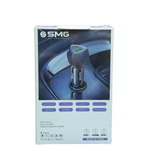 SMG CA02 48W DUAL PD + USB PORT  CAR CHARGER - Image 2