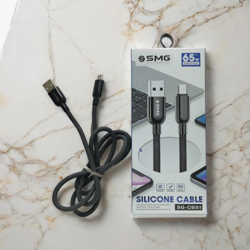 SMG CB51 (65W) MICRO V8 SILICON DATA CABLE