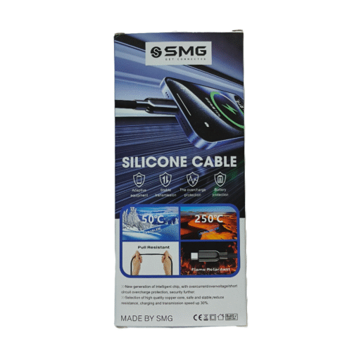SMG CB51 (65W) MICRO V8 SILICON DATA CABLE - Image 2