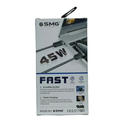SMG CB52 (45W) TYPE C TO IPHONE DATA CABLE - Image 2