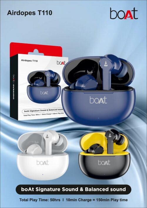 BOAT AIRDOPS T110 MRK OG WIRELESS BLUETOOTH EAR BUDS