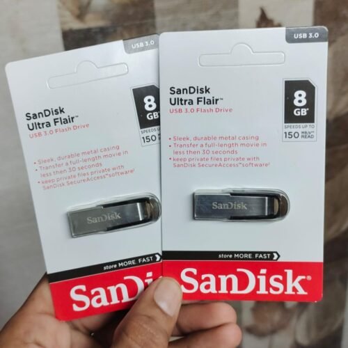 SanDisk 8Gb Ultra flair Metal Pendrive