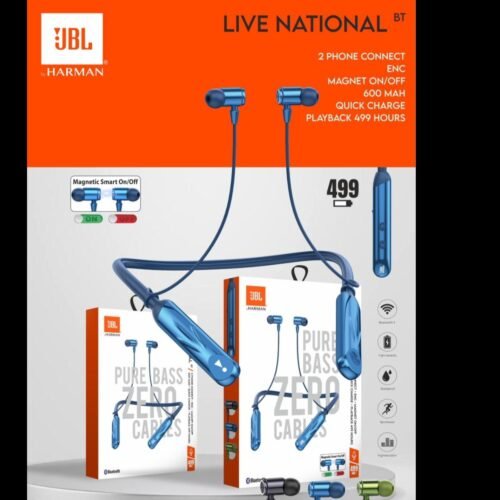 JBL 499H MEGNETIC WIRELESS BLUETOOTH NECKBAND