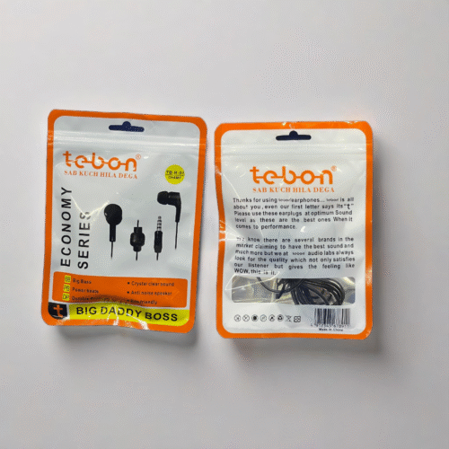 TEBON CHAMP POLY PACKING EARPHONE