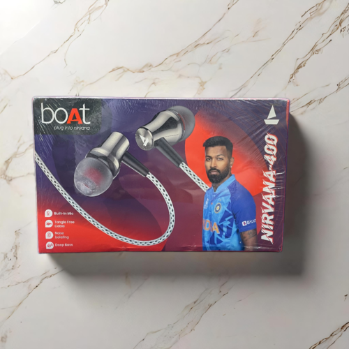 BOAT NIRVANA 400 CHAMP BOX PACKING EARPHONE