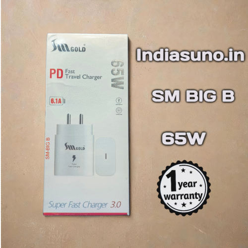 SM GOLD BIG B 65W 6.0A C TO C MOBILE CHARGER