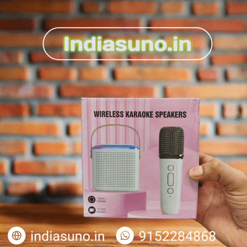 WIRELESS BLUETOOTH SPEAKER WITH WIRELESS MIC