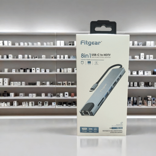 Fitgear 8-in-1 USB-C to HDTV Multifunctional Adapter (Model: FG-H3