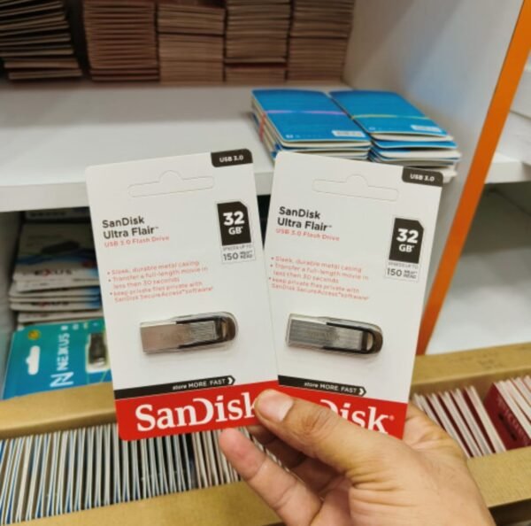 SanDisk Ultra Flair 32Gb Pendrive 1 Year Warranty
