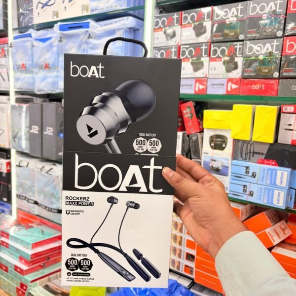 Boat Max Powar 500+500H Dual Battery Neckband
