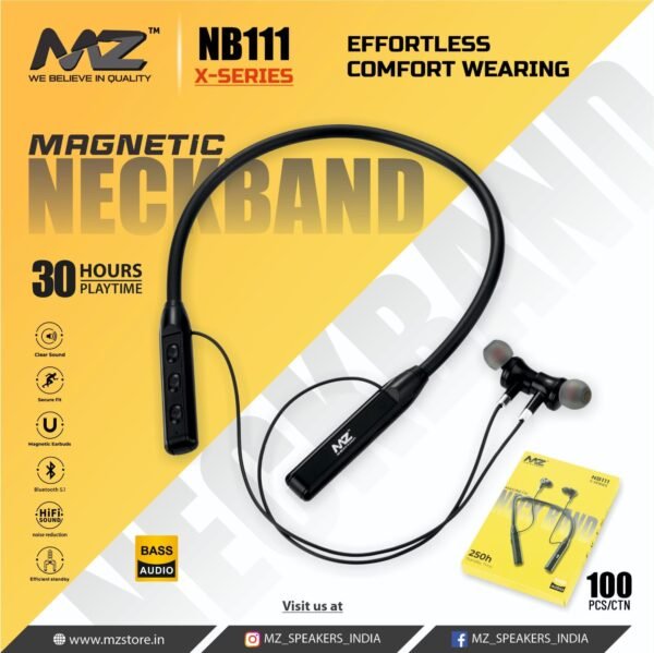 Mz NB111 Wireless Bluetooth Neckband