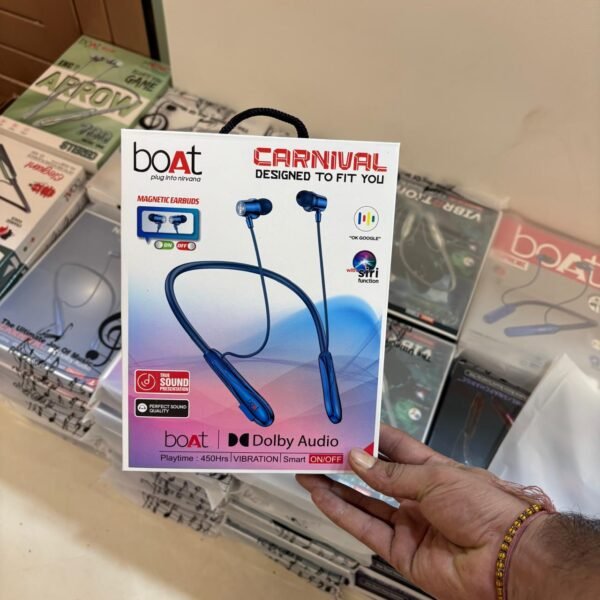 Boat Carnival 450H Megnetic Wireless Bluetooth Neckband